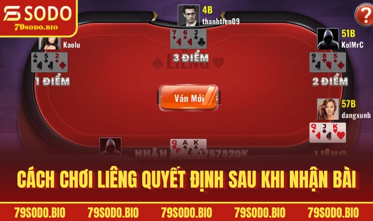 Cách Chơi Liêng Toàn Diện Cho Tân Binh Mới Nhập Môn 2 Cách chơi Liêng quyết định sau khi nhận bài