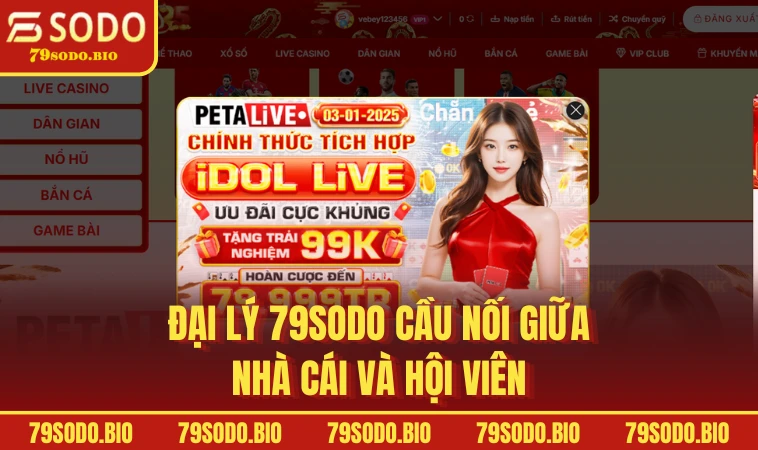 Đại Lý 79SODO Hướng Đi Mới Cho Người Đam Mê Kiếm Tiền Online 1 Đại lý 79SODO cầu nối giữa nhà cái và hội viên