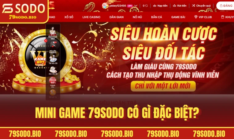 Mini Game 79SODO Thiên Đường Giải Trí Hấp Dẫn Cho Bet Thủ 1 Mini Game 79SODO có gì đặc biệt?