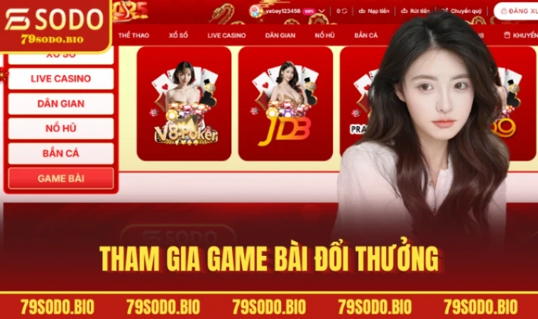 79SODO 33 Tham gia Game Bài đổi thưởng